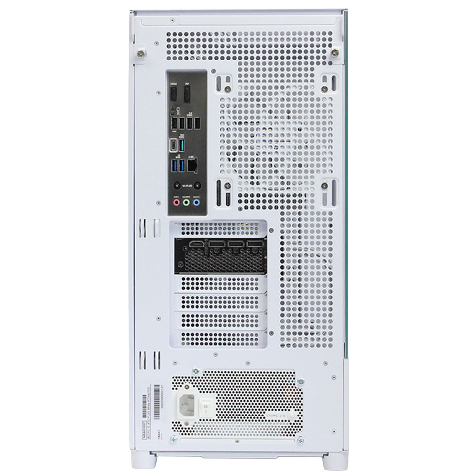 DO-MUオリジナル 魂のPC 光 ATC FLUX White RTX4070Ti [NBA01037][中古デスクトップ /Windows11 Home /AMD Ryzen7 9700X /メモリ：32GB /M.2+HDD：6000GB][外装：Aランク 動作：Aランク][送料無料] 5枚目
