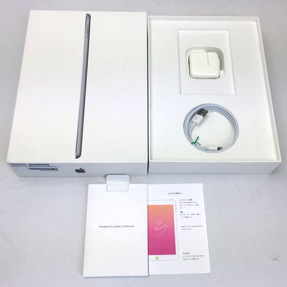 Apple | アップル iPad 9.7インチ 第6世代 Wi-Fi 128GB スペースグレイ MR7J2J/A [中古] [iPadOS 17.5.1 / 発売時期：2018年～/ iPad][画面：Bランク 外装：Aランク 動作：Aランク] 7枚目