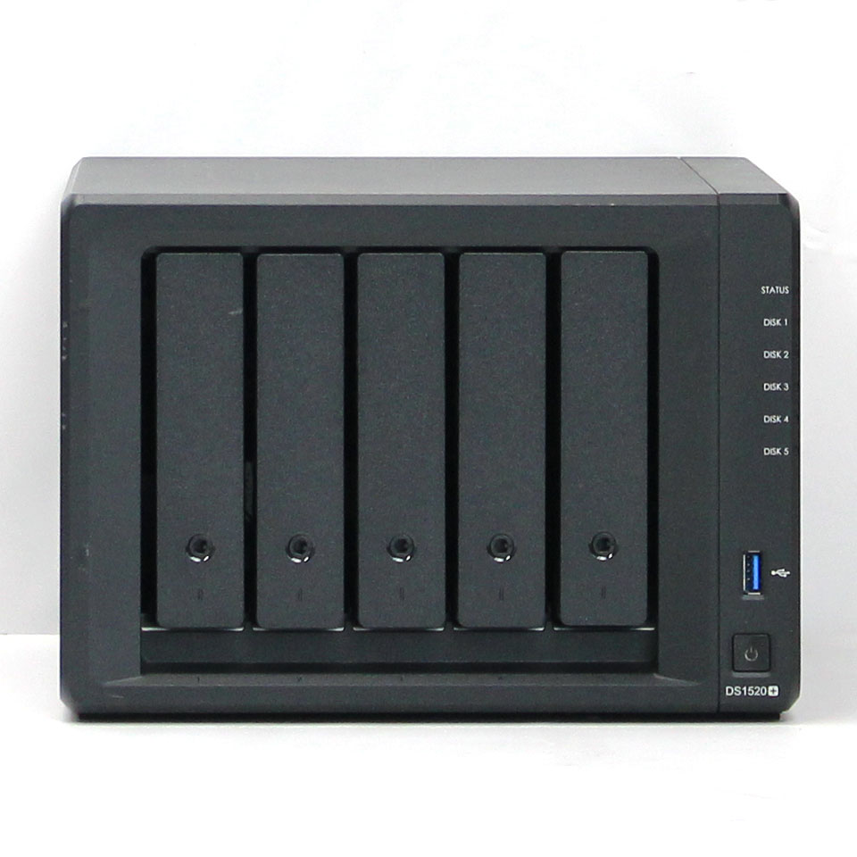 Synology DiskStation DS1520+ 5TB [FBB17006][中古][NAS][外装：Bランク 動作：Aランク][送料無料] 2枚目
