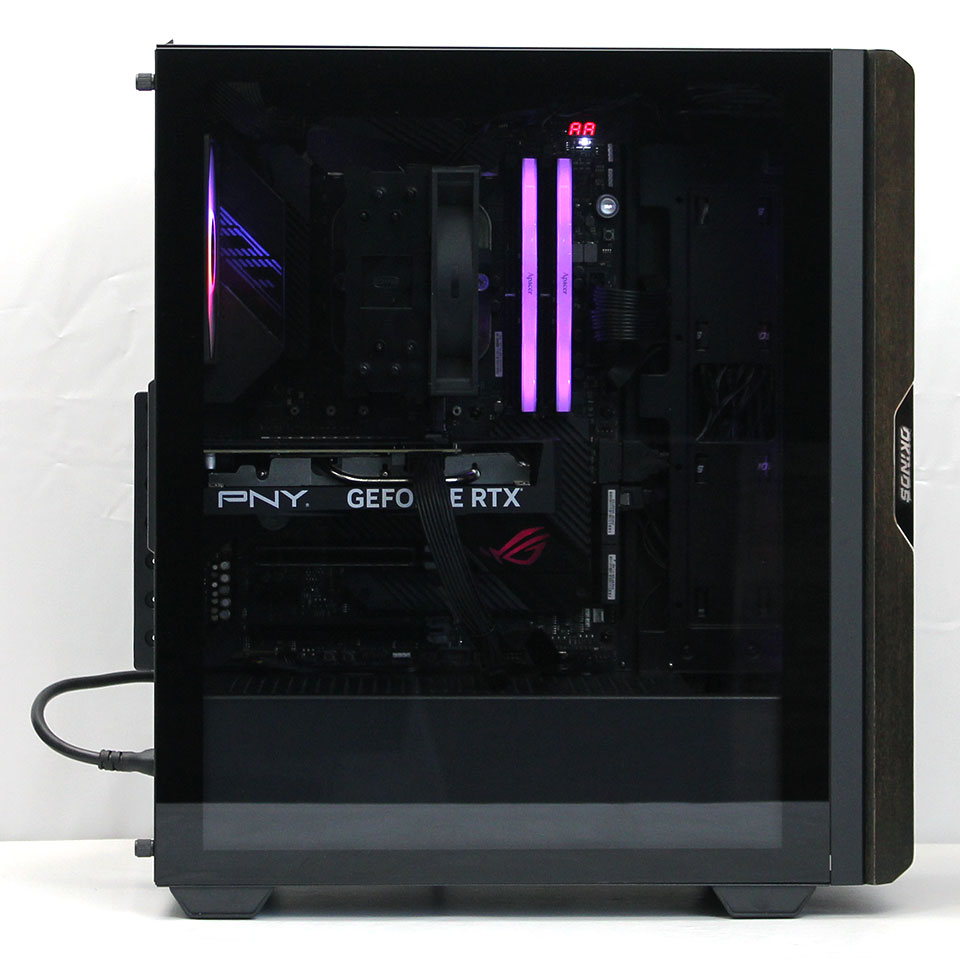 DO-MUオリジナル 魂のPC 光 Okinos Cypress5 RTX4060 [NBA01018][中古デスクトップ /Windows11 Home /AMD Ryzen7 5700X /メモリ：32GB /M.2+HDD：2000GB][外装：Aランク 動作：Aランク][送料無料] 4枚目