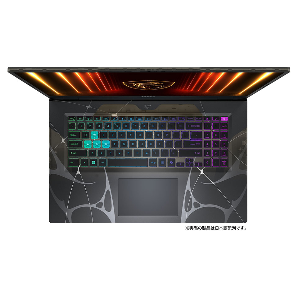 MSI Cyborg 17 B2RWFKG-6659JP [リファービッシュノートパソコン /17.3型 /解像度：1920 x 1080 /144Hz /Windows11 Home /Core 7 240H /メモリ：32GB /M.2：1000GB][画面：Aランク 外装：Aランク 動作：Aランク][送料無料] 4枚目