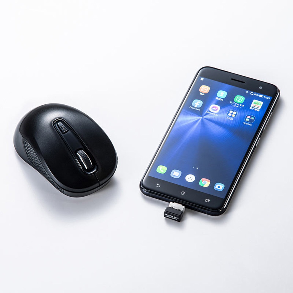 SANWASUPPLY | サンワサプライ MA-WBLC41BK[新品 /ワイヤレスマウス  /Type-C接続 /Windows /macOS /iPadOS /Chrome /Android対応 ] 3枚目