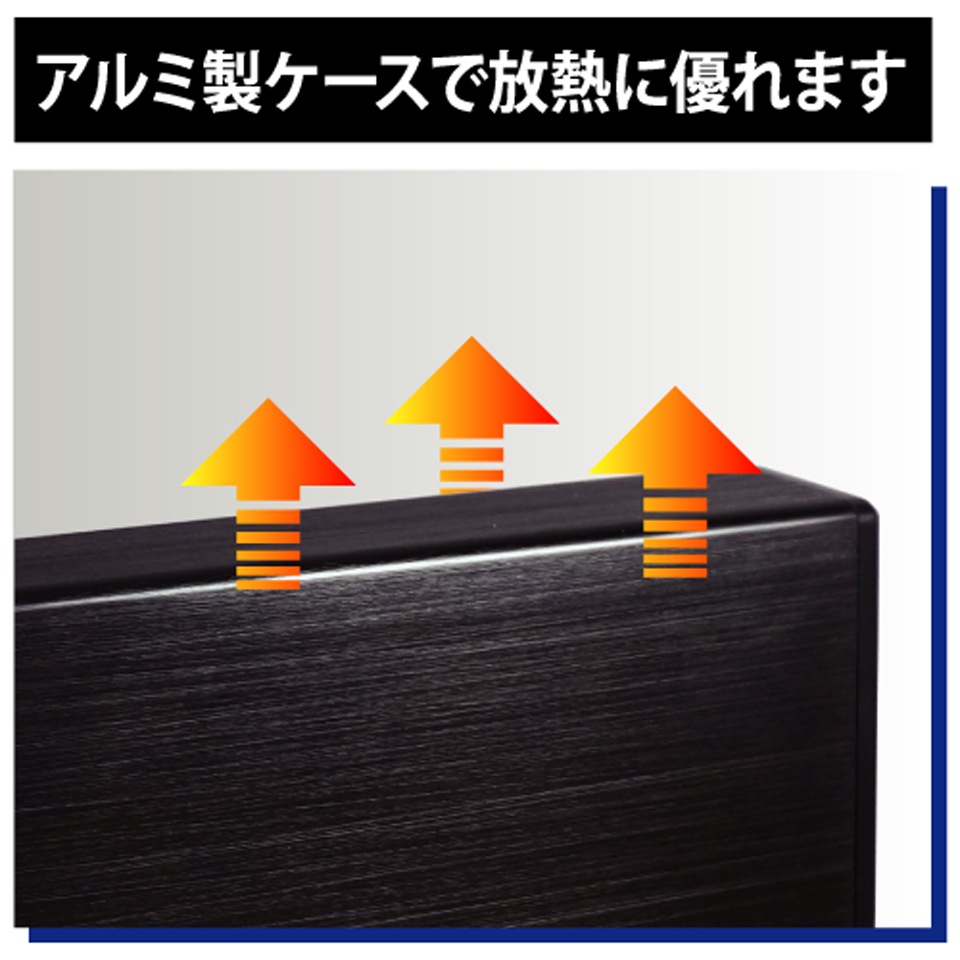 ainex | アイネックス HDE-08 USB3.0接続 3.5インチ SATA HDDケース 2枚目