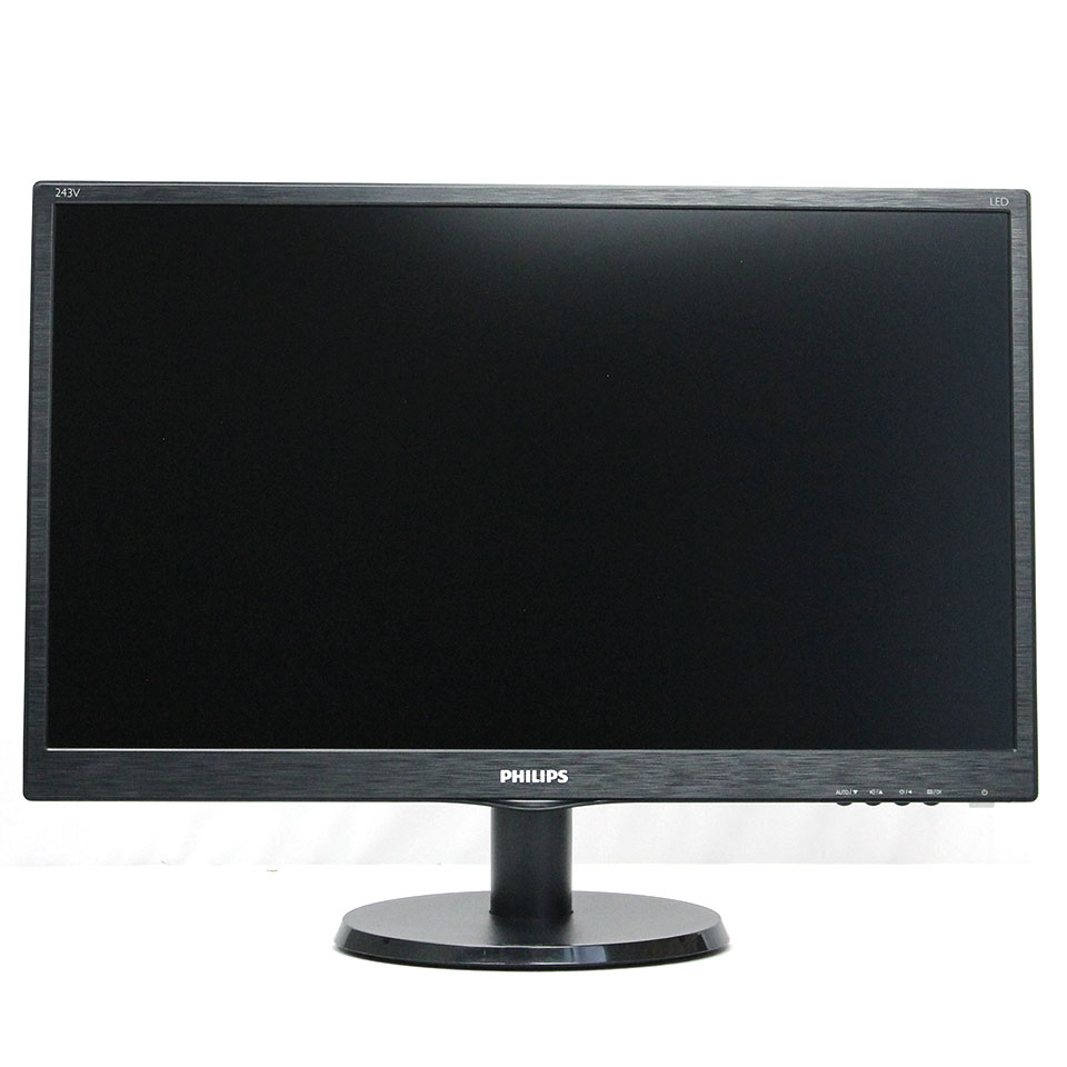 PHILIPS 243V5QHABA/11 23.6インチLCD (BK) [中古モニター /23.6型 /解像度：1920 x 1080 /入力端子：VGA/DVI - D/HDMI][23.6インチ][画面：Aランク 外装：Bランク 動作：Aランク][送料無料] 2枚目