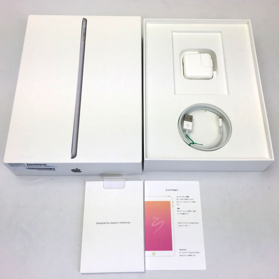 Apple | アップル iPad 9.7インチ 第6世代 Wi-Fi 128GB スペースグレイ MR7J2J/A [中古] [iPadOS 17.5.1 / 発売時期：2018年～/ iPad][画面：Bランク 外装：Aランク 動作：Aランク] 7枚目