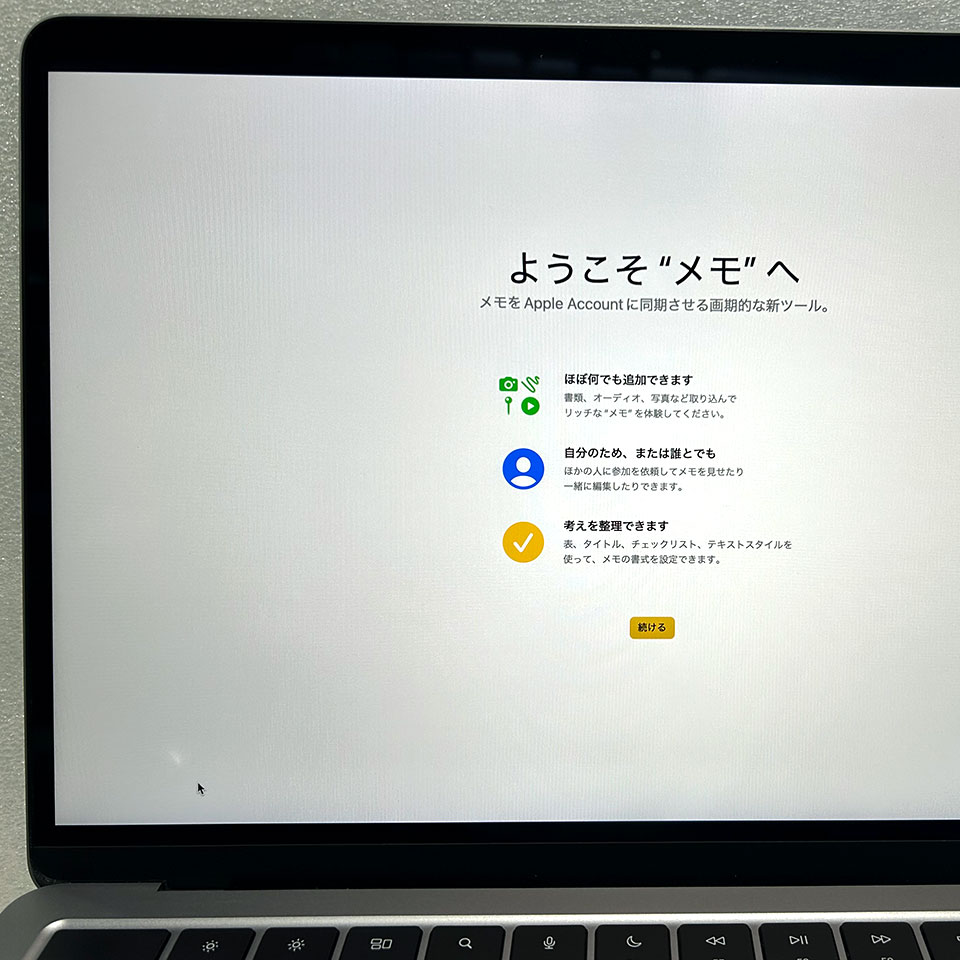 Apple MacBook Air (M2, 2022) MLXW3J/A(A2681) [HBC03008][中古/ ノートパソコン /13.6型 /macOS 15.7.4 /Apple M2, 8 core GPU / メモリ：8GB /256GB [画面：Bランク 外装：Bランク 動作：Aランク][送料無料] 6枚目