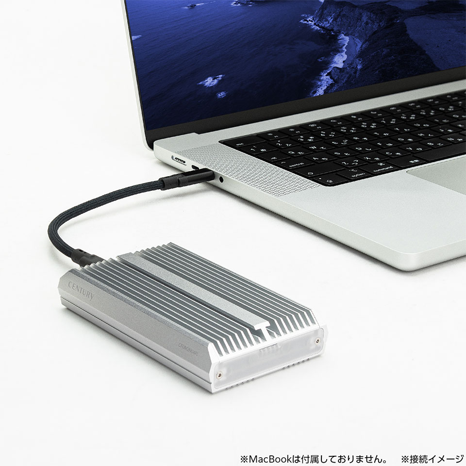 DO-MU [USB 4 U Portable 1TB] USB4対応 外付けSSD 1TB [USB Type-C接続 /Windows /Mac] 3枚目