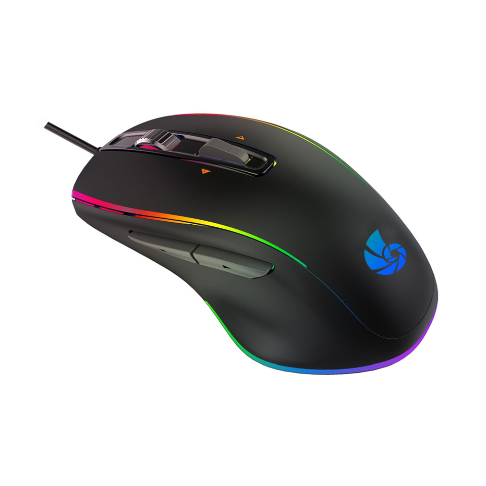 CENTURY | センチュリー RACEN CRC-GMRGB01 RGBゲーミングマウス [有線 /USB /6ボタン /流線形デザイン /右利き用 ] 3枚目
