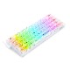 REDRAGON | レッドラゴン K617CT-RGBTI FIZZ コンパクトキーボード US配列 クリアモデル [ゲーミング /メカニカル /キーボード /RGB /スケルトン /クリア軸 /コンパクト ]