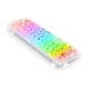 REDRAGON | レッドラゴン K617CT-RGBTI FIZZ コンパクトキーボード US配列 クリアモデル [ゲーミング /メカニカル /キーボード /RGB /スケルトン /クリア軸 /コンパクト ]