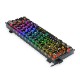 REDRAGON | レッドラゴン K617CTB-RGBTI FIZZ コンパクトキーボード US配列 クリアブラックモデル [ゲーミング /メカニカル /キーボード /RGB /スケルトン /クリア軸 /コンパクト ]
