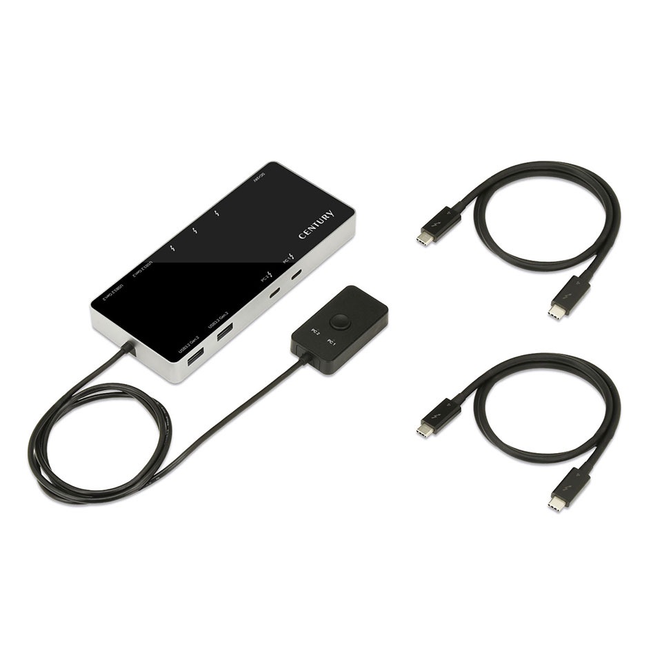 CENTURY | センチュリー [CKVMTB4UP60]TB4 KVM Dock PD60W Thunderbolt4接続 PC×2台切替器 8枚目
