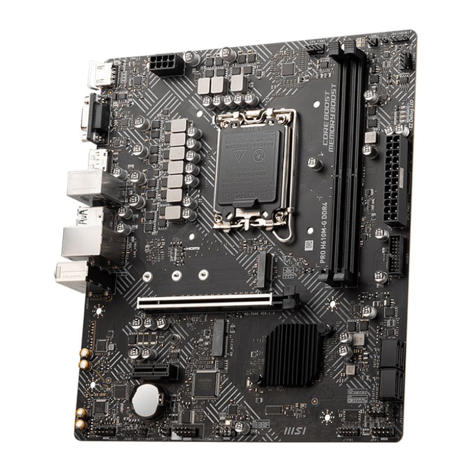 MSI | エムエスアイ [PRO H610M-G DDR4] H610 LGA1700 M-ATX