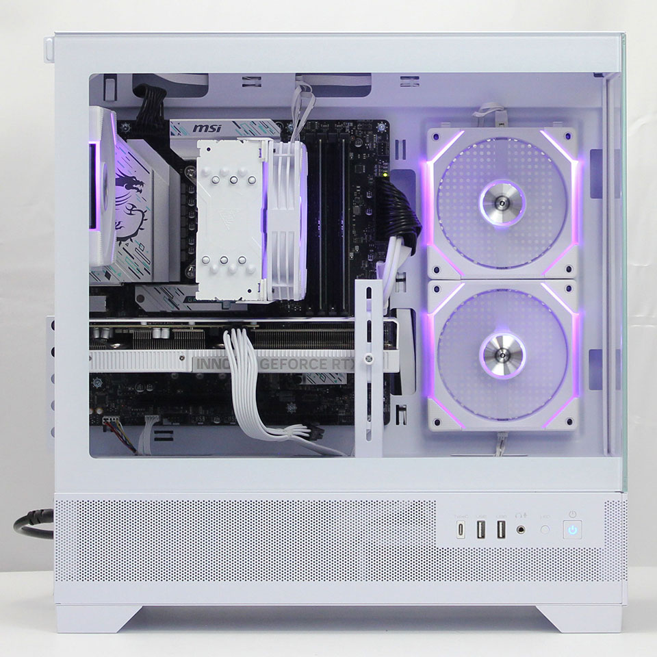 DO-MU 魂のPC 煌 ST ATLAS-E1M-WH RTX5060Ti [新品デスクトップ /Windows11 Home /Core i5 14400F /メモリ：32GB /M.2：1000GB][送料無料] 4枚目