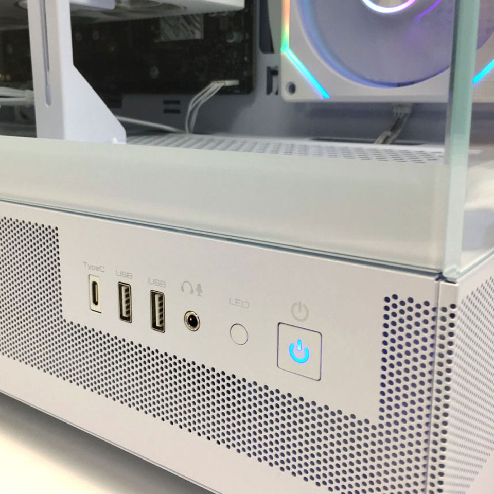 DO-MU 魂のPC 煌 ST ATLAS-E1M-WH RTX5060Ti [新品デスクトップ /Windows11 Home /Core i5 14400F /メモリ：32GB /M.2：1000GB][送料無料] 6枚目