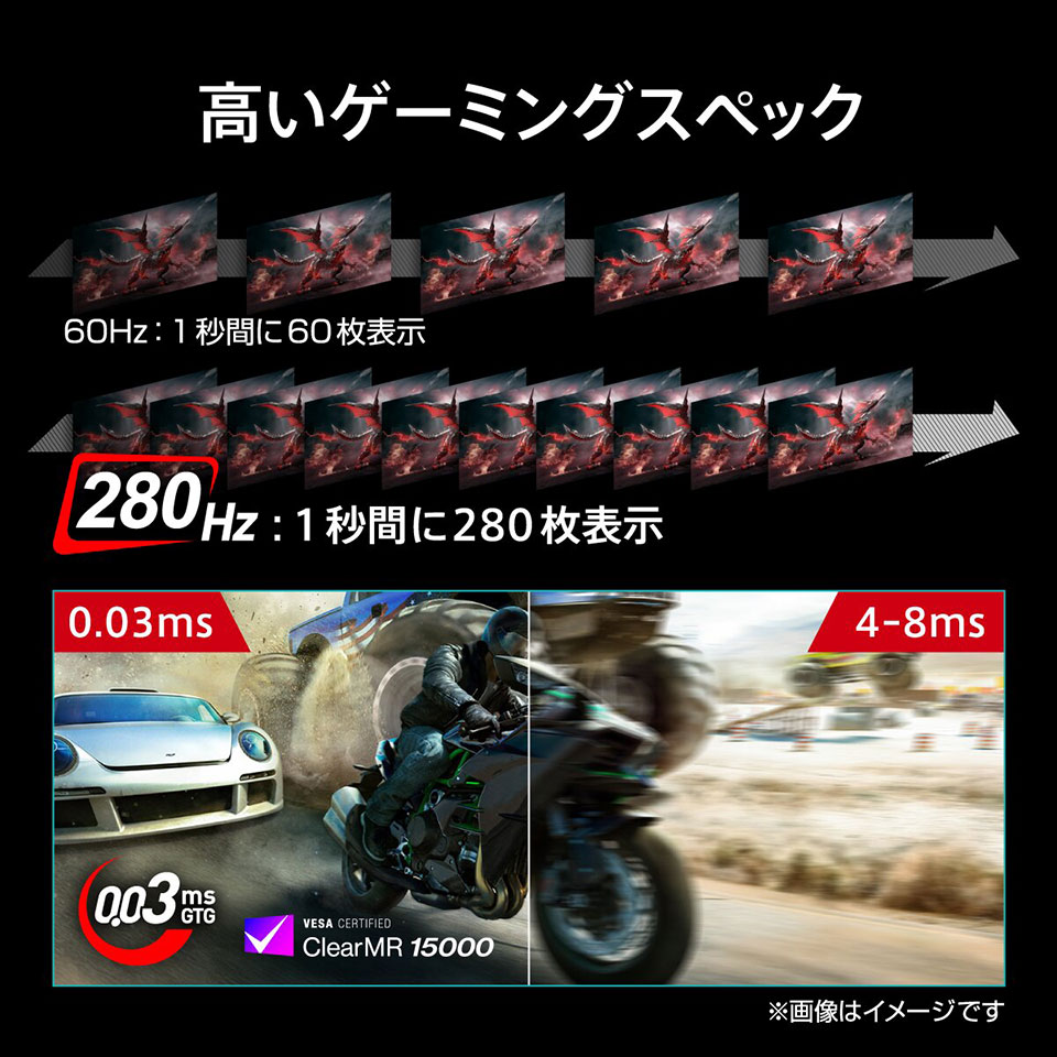 【お取り寄せ】MSI [MAG-271QP-QD-OLED-X28] 26.5型 WQHD QD-OLED(量子ドット有機EL)モニター [2560 x 1440 (280Hz) /HDMI2.1 /Displayport1.4a /USB Type-C] 3枚目