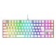 REDRAGON | レッドラゴン K552W-RGB-JPTI 銀軸92キー ゲーミングキーボード ホワイト [有線 /テンキーレス /日本語配列 ]