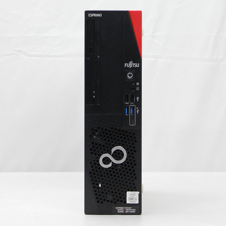FUJITSU ESPRIMO D7010/E FMVD47003 [中古デスクトップ /Windows11 Pro /Core i5 10500 /メモリ：16GB /M.2：256GB][外装：Bランク 動作：Aランク][送料無料] 2枚目