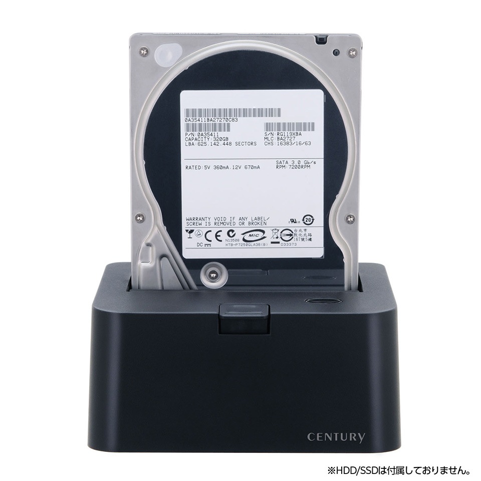 CENTURY | センチュリー CROSU3V3 裸族のお立ち台USB3.0 V3 [2.5インチ /3.5インチ /SATA /USB3.2 ] 3枚目