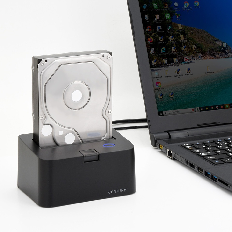 CENTURY | センチュリー CROSU3V3 裸族のお立ち台USB3.0 V3 [2.5インチ /3.5インチ /SATA /USB3.2 ] 5枚目
