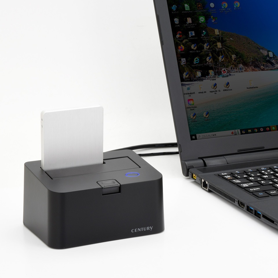 CENTURY | センチュリー CROSU3V3 裸族のお立ち台USB3.0 V3 [2.5インチ /3.5インチ /SATA /USB3.2 ] 6枚目