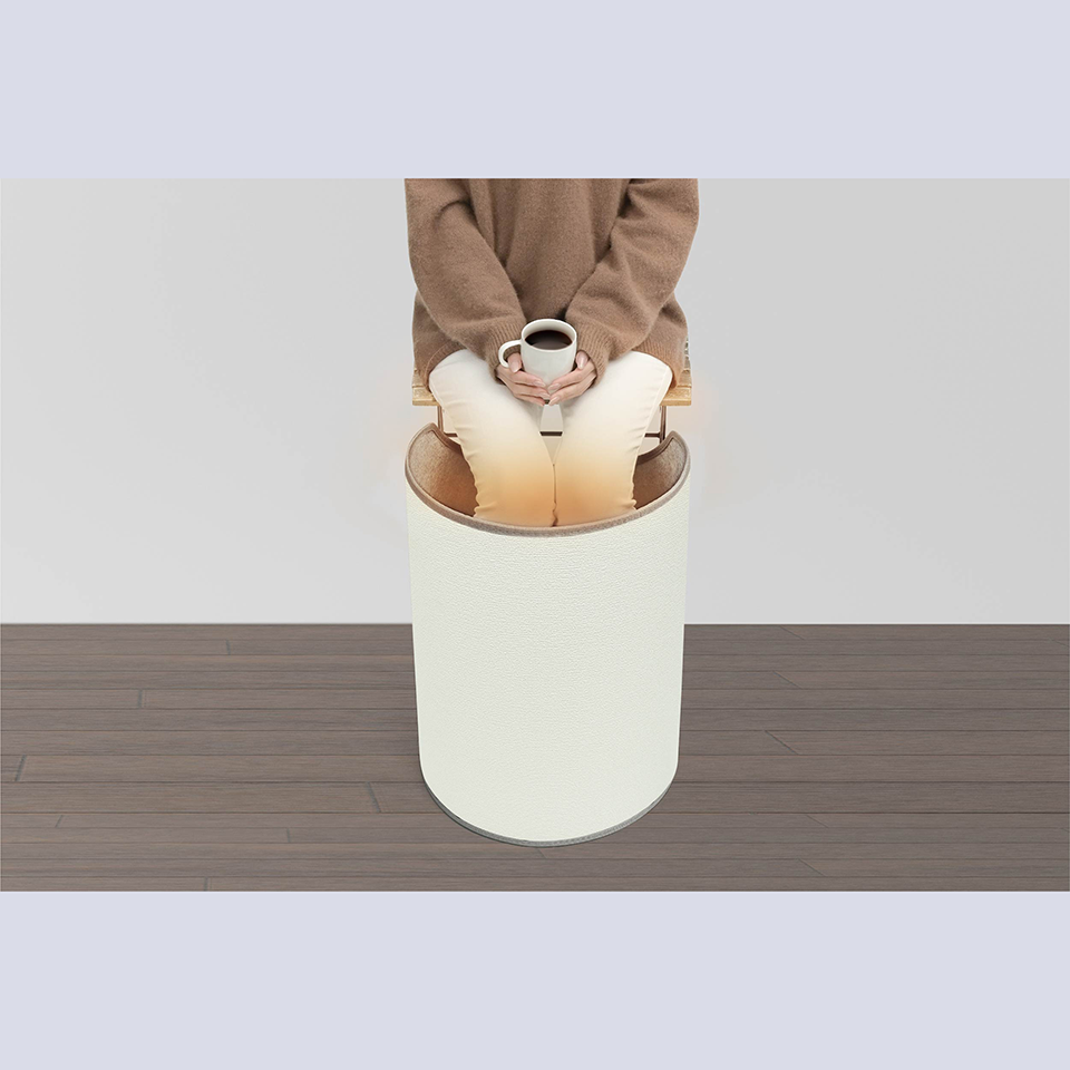 株式会社ハック [HAC4965A] 360°遠赤外線パネルヒーター ぐるっとホット 4枚目