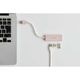 ELECOM [U3H-H030XPN] USB3.0(5Gbps) 3ポートハブ ピンク [Win/Mac対応]