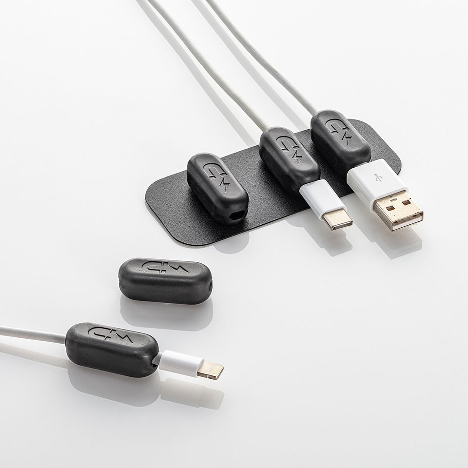 SANWASUPPLY | サンワサプライ [CA-515BK] マグネットケーブルホルダー