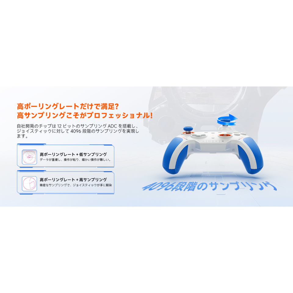 BIGBIG WON [Blitz 2 TMR] マルチプラットフォーム対応コントローラー 有線・無線両対応 [Bluetooth /USB /Nintendo Switch /Android /iOS /PC ] 6枚目