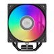 CPS [RT400-ARGB-BK] サイドフロー型CPUクーラー ARGBファン [INTEL /AMD] 