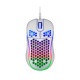 CENTURY | センチュリー RACEN LT White CRC-GMRGB02WT RGBゲーミングマウス [有線 /USB /6ボタン /ハニカム構造 /左右対称 ]