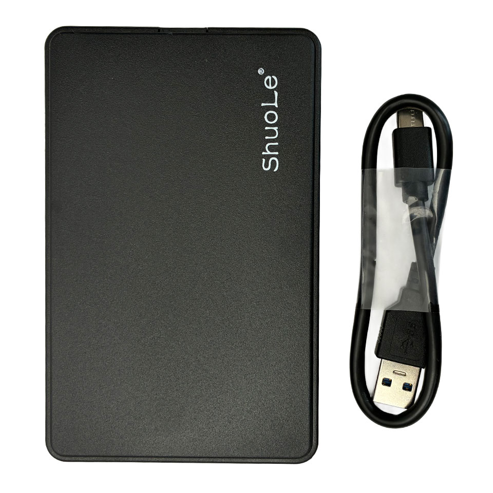 ShuoLe [SL-U25Q731-T(CW)(A-C)] 2.5inch HDD/SSD USB3.0 CASE Black 2枚目