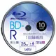 Lazos | ラソス L-B10P BD-R 1-6倍速 10枚 スピンドルケース