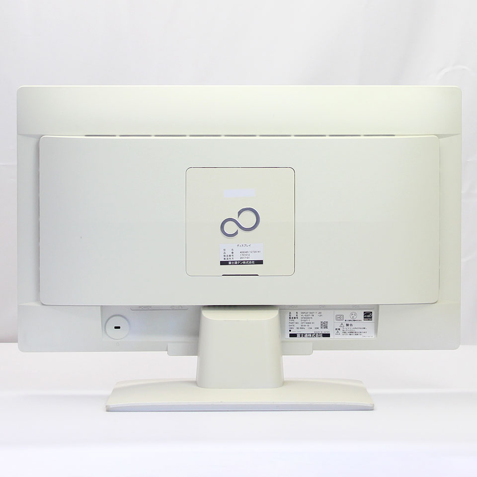 FUJITSU VL-E22T-7B 21.5インチLCD (WH) [中古モニター /21.5型 /解像度：1920 x 1080 /入力端子：VGA/DVI - D/HDMI][21.5インチ][画面：Bランク 外装：Bランク 動作：Aランク] 5枚目