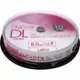 Lazos | ラソス L-DDL10P DVD+R DL 2.4-8倍速 10枚 スピンドルケース