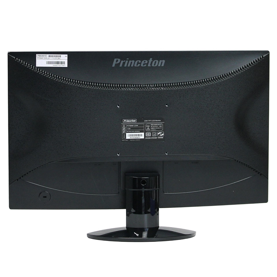 Princeton PTFBNF-23W 23インチLCD (BK) [FBE26019][中古モニター /23型 /解像度：1920 x 1080 /入力端子：VGA/DVI - D][23インチ][画面：Cランク 外装：Bランク 動作：Aランク] 5枚目