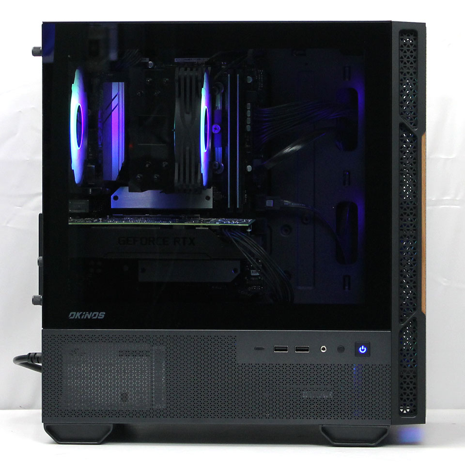 DO-MUオリジナル 魂のPC 光 Okinos Cypress 3 Wood RTX2060 [KBC13010][中古デスクトップ /Windows11 Pro /Core i7 11700F /メモリ：16GB /M.2+HDD：1512GB][外装：Aランク 動作：Aランク][送料無料] 4枚目