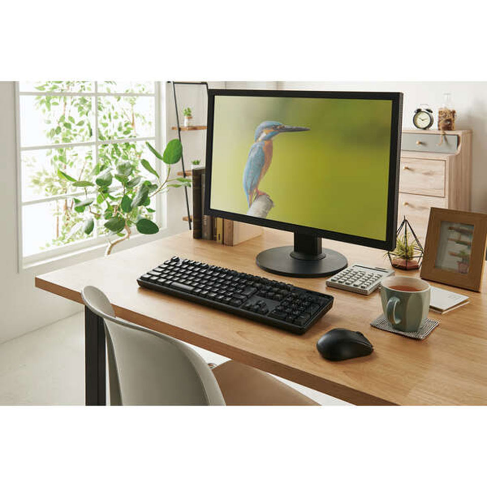 ELECOM [TK-FDM106MBK] 無線フルキーボード＆マウスセット [ワイヤレス(2.4GHz) /電池長持ち設計] 3枚目