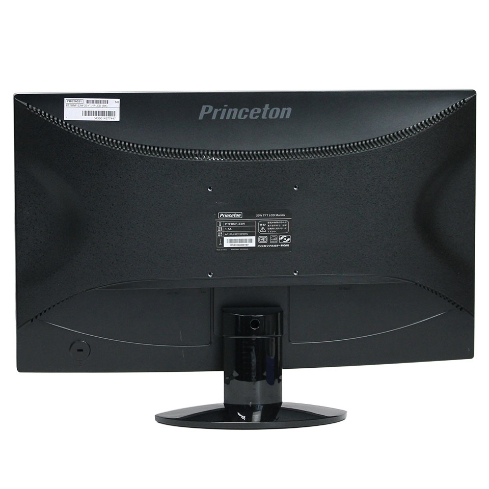 Princeton PTFBNF-23W 23インチLCD (BK) [FBE26021][中古モニター /23型 /解像度：1920 x 1080 /入力端子：VGA/DVI - D][23インチ][画面：Cランク 外装：Bランク 動作：Aランク] 5枚目