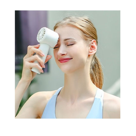 Lazos [L-HFP-W] 冷却プレート付ハンディファン ホワイト【セット割引対象商品】 5枚目