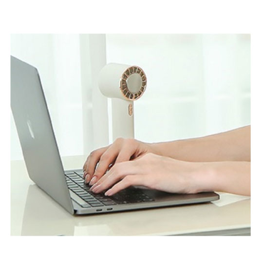 Lazos [L-HFP-W] 冷却プレート付ハンディファン ホワイト【セット割引対象商品】 6枚目