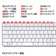 SANWASUPPLY | サンワサプライ ワイヤレスキーボード+静音ブルーLEDマウス [ 無線 / USB接続 / ホワイト] (SKB-WL25SETW)