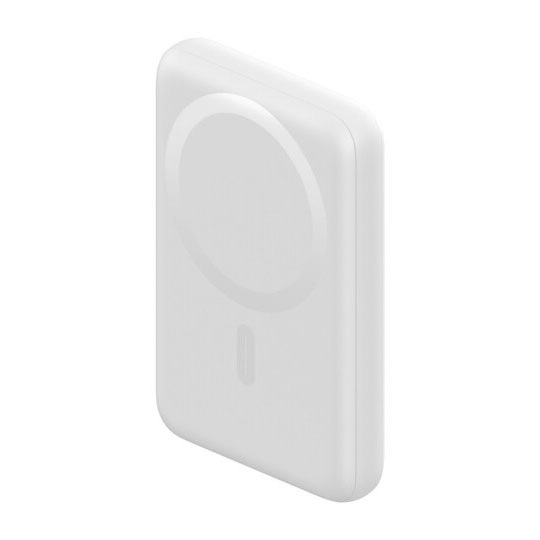 Lazos [L-MBMG10-WH] 10000mAh モバイルバッテリー マグネット式ワイヤレス充電対応 ホワイト 2枚目