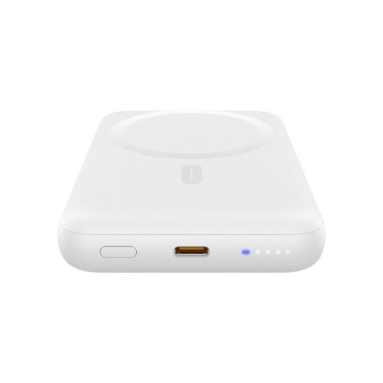 Lazos [L-MBMG10-WH] 10000mAh モバイルバッテリー マグネット式ワイヤレス充電対応 ホワイト 5枚目