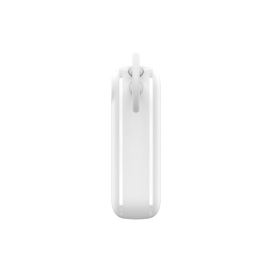 Lazos [L-MC-1] 10000mAh モバイルバッテリー Type-Cケーブル内蔵 PD対応 ホワイト 4枚目