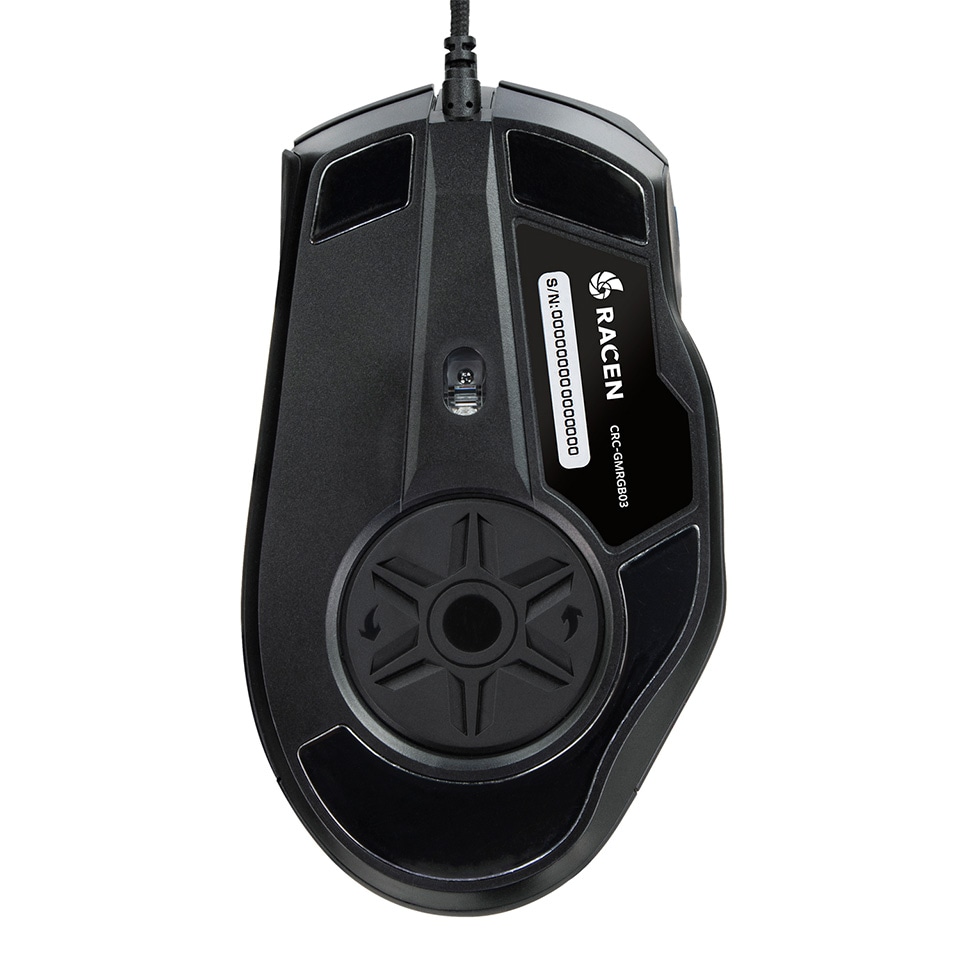 CENTURY | センチュリー RACEN MB CRC-GMRGB03 RGBゲーミングマウス [有線 /USB /12ボタン /エルゴノミクス /右利き用 /重量調整 ] 4枚目