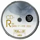 Lazos | ラソス L-CD10P CD-R 1-52倍速 10枚 スピンドルケース