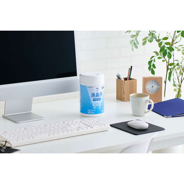 ELECOM [WC-DP110B] 液晶用ウェットティッシュ 110枚入り 8枚目