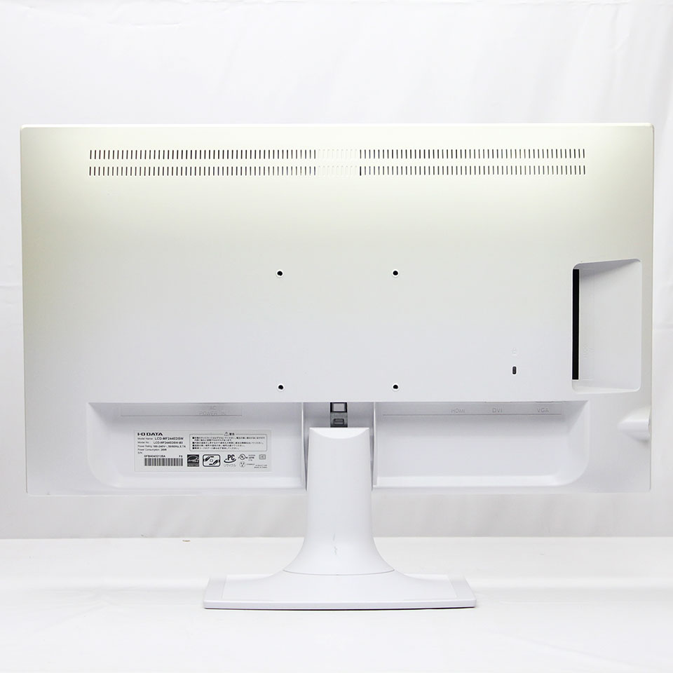 I-O DATA LCD-MF244EDSW 23.8インチLCD (WH) [JAK25021][中古モニター /23.8型 /解像度：1920 x 1080 /入力端子：VGA/DVI - D/HDMI][23.8インチ][画面：Cランク 外装：Bランク 動作：Aランク][送料無料] 5枚目