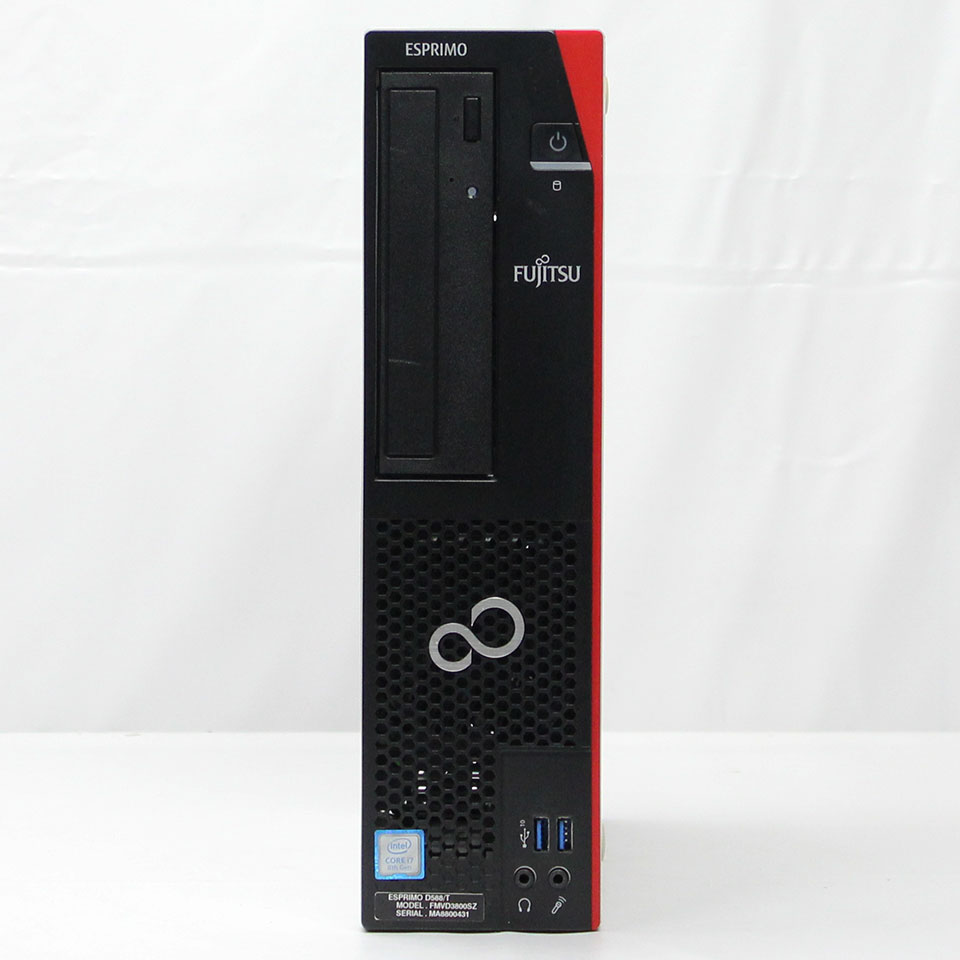 FUJITSU ESPRIMO D588/T FMVD3800SZ [KAK21009][中古デスクトップ /Windows11 Pro /Core i7 8700 /メモリ：16GB /SSD：256GB][外装：Bランク 動作：Aランク][送料無料] 2枚目